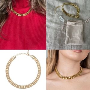 Nwt Uncommon James Gold Link Necklace chunky chain